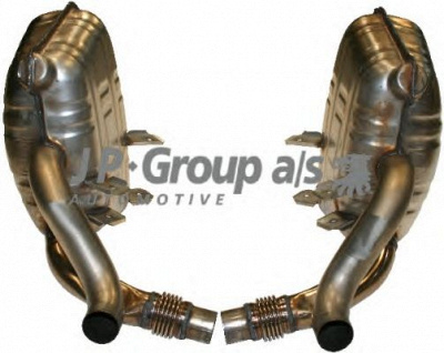 JP GROUP 1620601910 -  Система глушителя для спортивного автомобиля